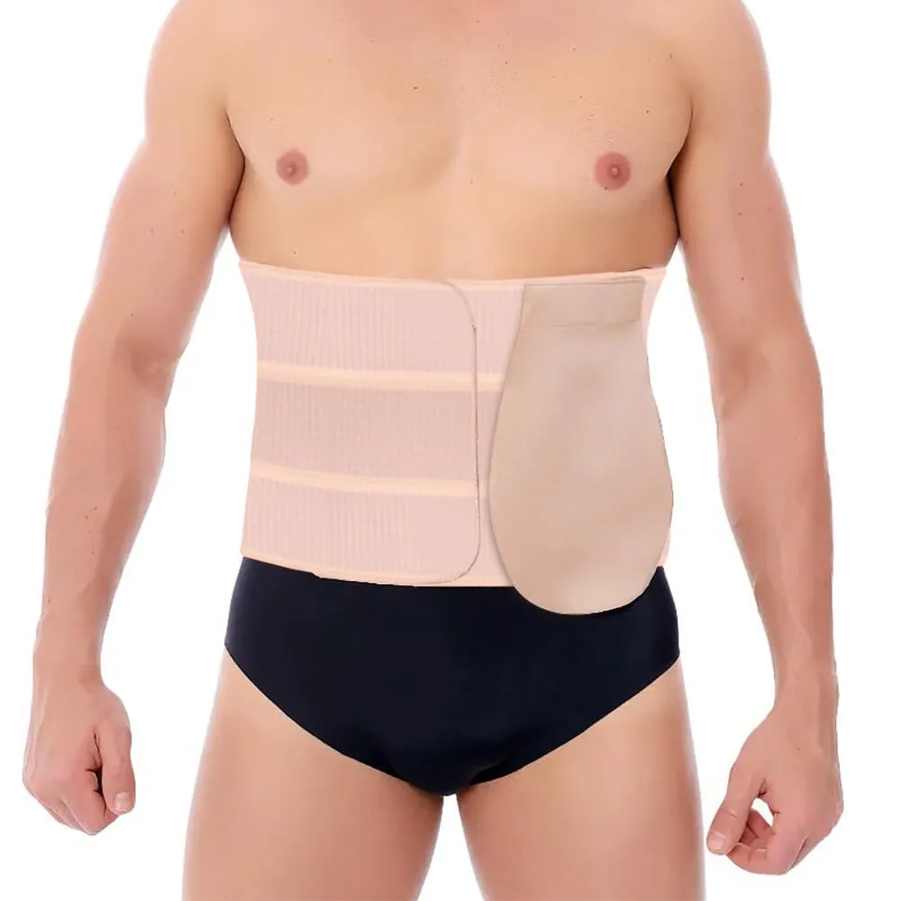 Faixa Abdominal C/ Suporte P/ Bolsa Colostomia - Biobela 1667